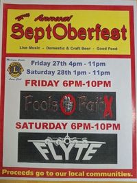 Fools Fait @Michigan Center Lions Club "SEPTOBERFEST"
