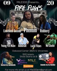 PHENOM headlines "FIRE FLOWS"