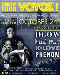 PHENOM, DLow, K Love The Poet & Hunid Proof Live at "Turn Up Your Voyce"