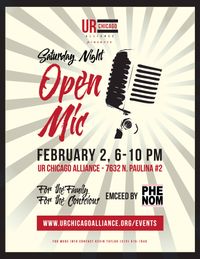 PHENOM & Ambi hosts Saturday NIght Open Mic