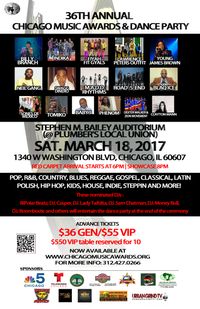 PHENOM to Perform & host the Red Carpet at The 36th Annual Chicago Music Awards...