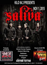 Saliva, Street Corner Gypsy, Distant Warning, Sabbatar, Beatgrinder, and Yresim