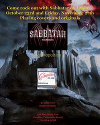 Sabbatar @ Cosmopolitan Club