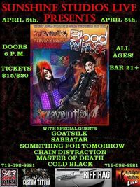 Blood On The Dance Floor, Goatsilk, Sabbatar, Something For Tomorrow, Chain Distraction, Master of Death, and Cold Black