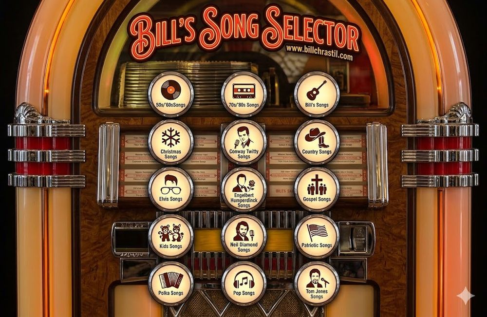 Bill Chrastil  High Energy Show  Elvis  Neil Diamond  Conway Twitty Great Lighting and sound