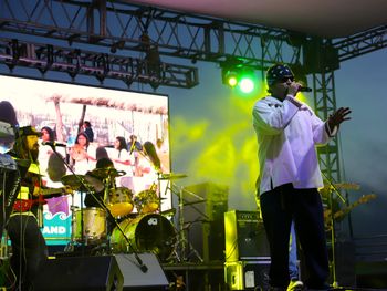 on Stage with Greg Lion
