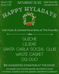 Happy Hyladays - Waste Casket @ 8pm