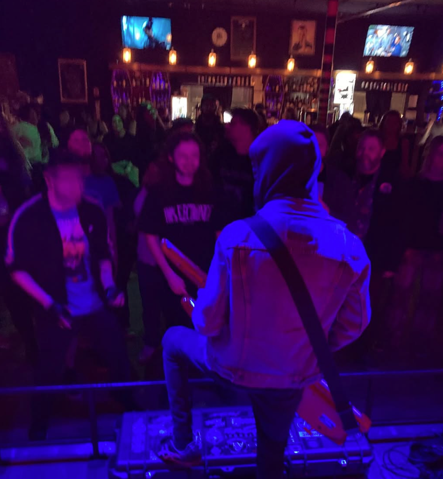 Kidd Nostalgia in the audience; Watch Out for Snakes at Twilight Cafe, Portland, OR 2024