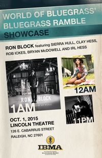 IBMA Lincoln Theatre Ramble CD Release Show