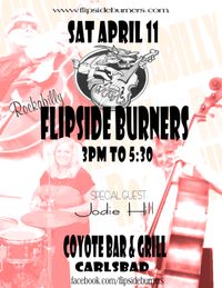 Flipside Burner's at Coyote Bar and Grill with Special Guest Jodie Hill on Bass