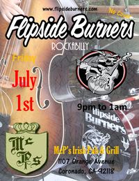 Flipside Burners at McP's Irish Pub & Grill