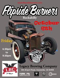 Flipside Burners at Legacy Brewery