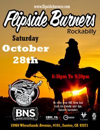 Flipside Burners at BNS Brewery