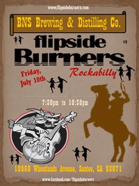 Flipside Burner's at BNS Brewery and Distilling Co.
