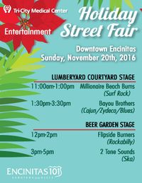 Flipside Burners at the Encinitas Holiday Street Fair 