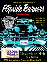 Flipside Burners at Proud Mary's Southern Bar & Grill