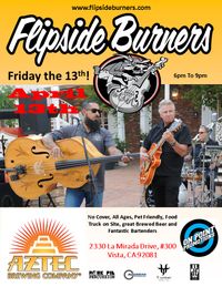 Flipside Burners at Aztec Brewery 
