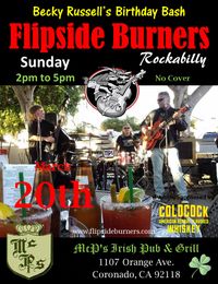 Flipside Burners at McP's Irish Pub & Grill ( Becky's Birthday Bash)