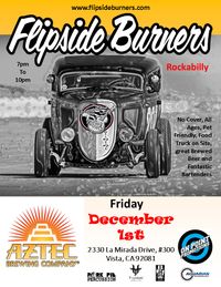 Flipside Burners at Aztec Brewery