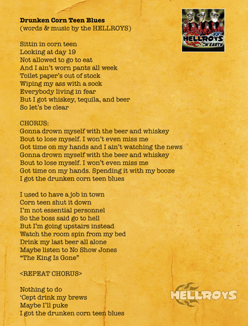 Drunken Corn Teen Blues
