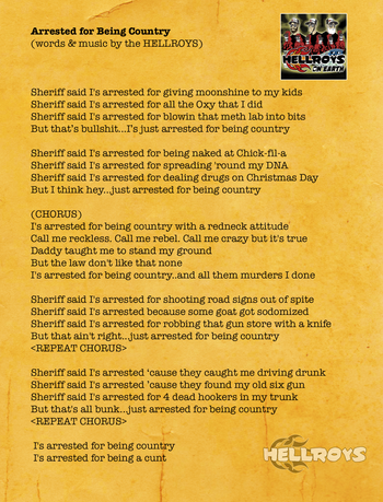 Arrested for Being Country
