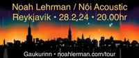 Noah Lehrman Live in Reykjavik
