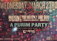 Heavenly Jams Band (Noah Lehrman, Wiley Griffin, Mitch Harrison) Purim Party w/ SOULFARM @ SOB's, NYC!