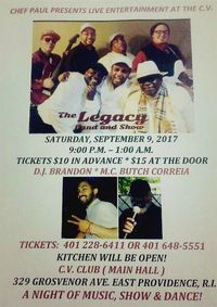Legacy Show and Band @ CV Club