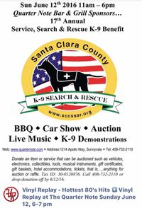 Vinyl Replay K9 search and rescue