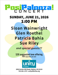 Afternoon PosiPalooza Concert at Unity of Fairfax