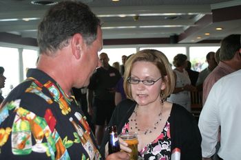 Jeff looks at Patty's drinks, I mean drink.
