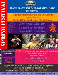 (Plucked Unplucked. Sitar Cello Duet)