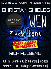 Rich Polseno, Christian Shields, Offbeat Motif, East Coast Runaways, Wen