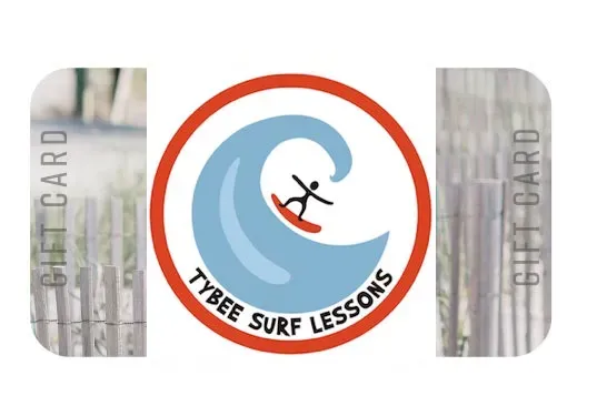 Surf lesson gift certificate from Tybee Surf Lessons