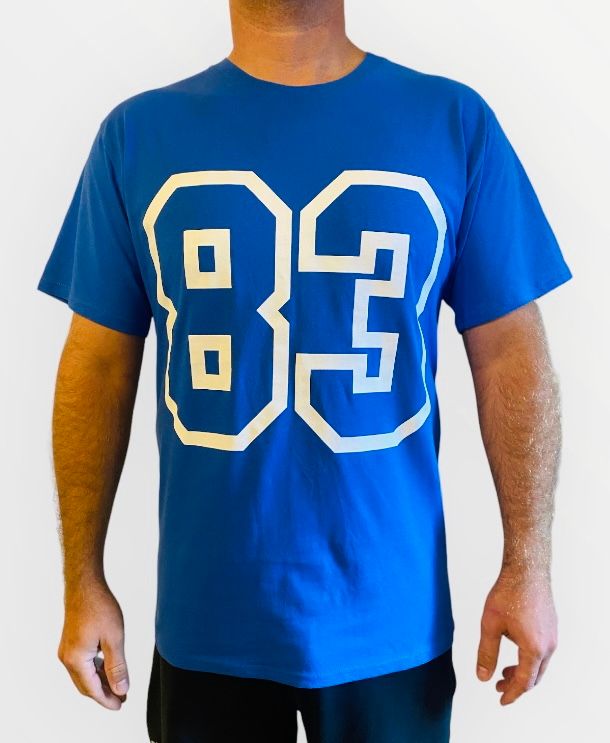 T-shirt 83 original bleu
