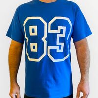 T-shirt 83 original bleu