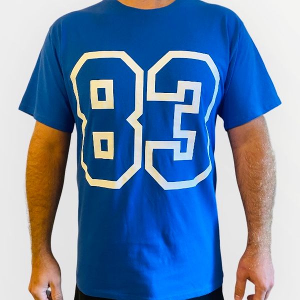 T-shirt 83 original bleu