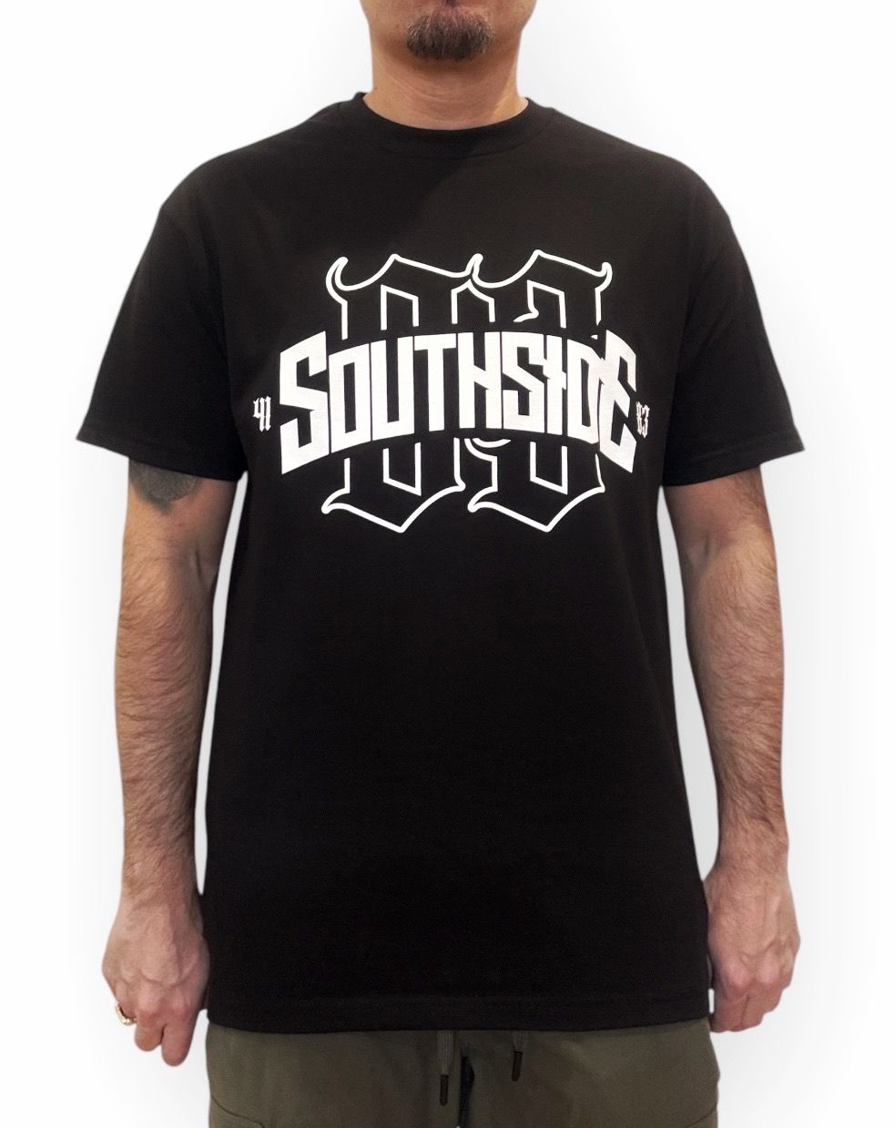 T-Shirt Southside 4183 noir & blanc