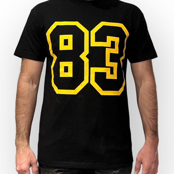 T-shirt 83 original noir & jaune