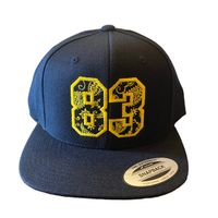 Casquette 83 original bandana noir et jaune