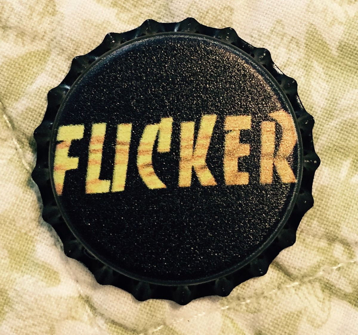 FLICKER Bottle Cap Magnet