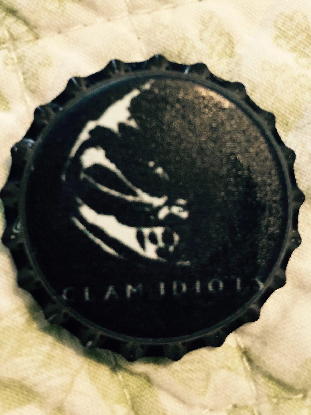 Alien Clam Bottle Cap Magnet