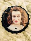 Jackie Bottle Cap Magnet