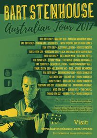 Bart Stenhouse Solo Concert Tour - Talbot House Concert