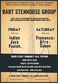 Bart Stenhouse Group - Indian Inspired Jazz Concert Queen St Community Hall