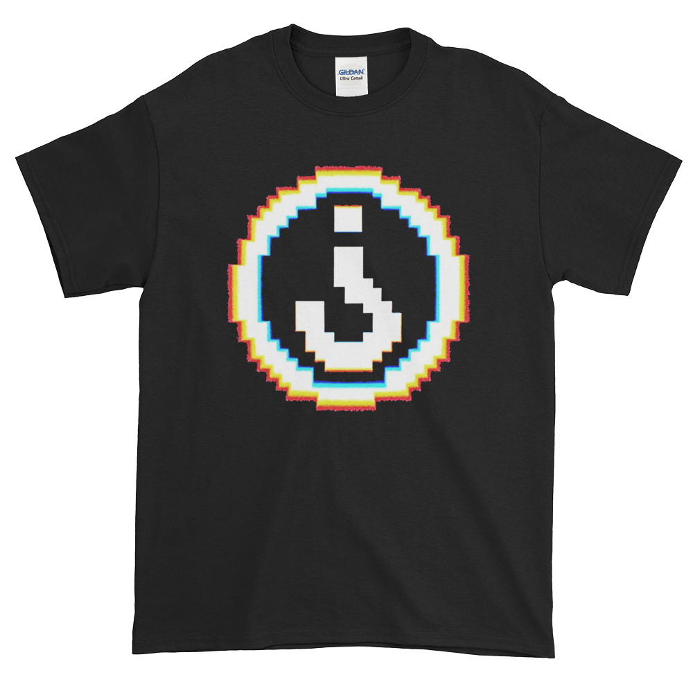 8-Bit James Data Logo T Shirt [Black]