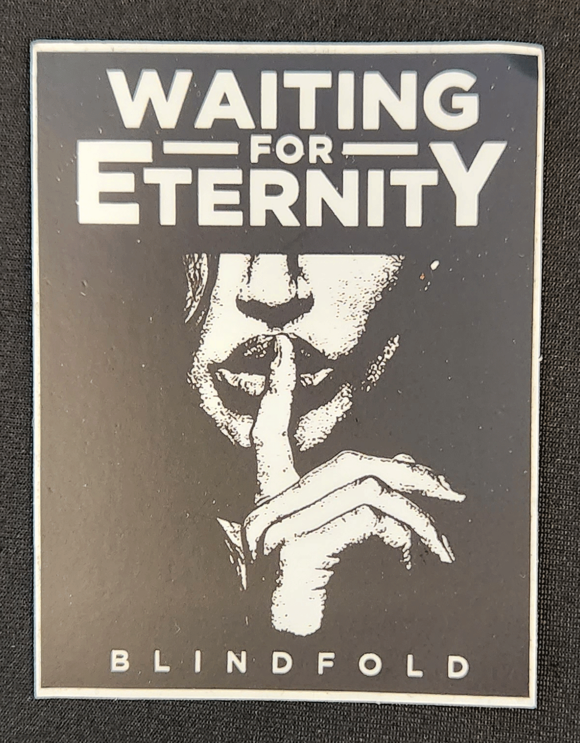 WFE Blindfold Silent! Sticker