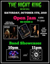 ARON CROSS hosts The Night King Open Jam