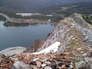 Some snow in August
