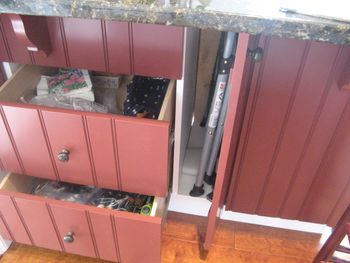 Maple kitchen in white 13 not so white beadboard
